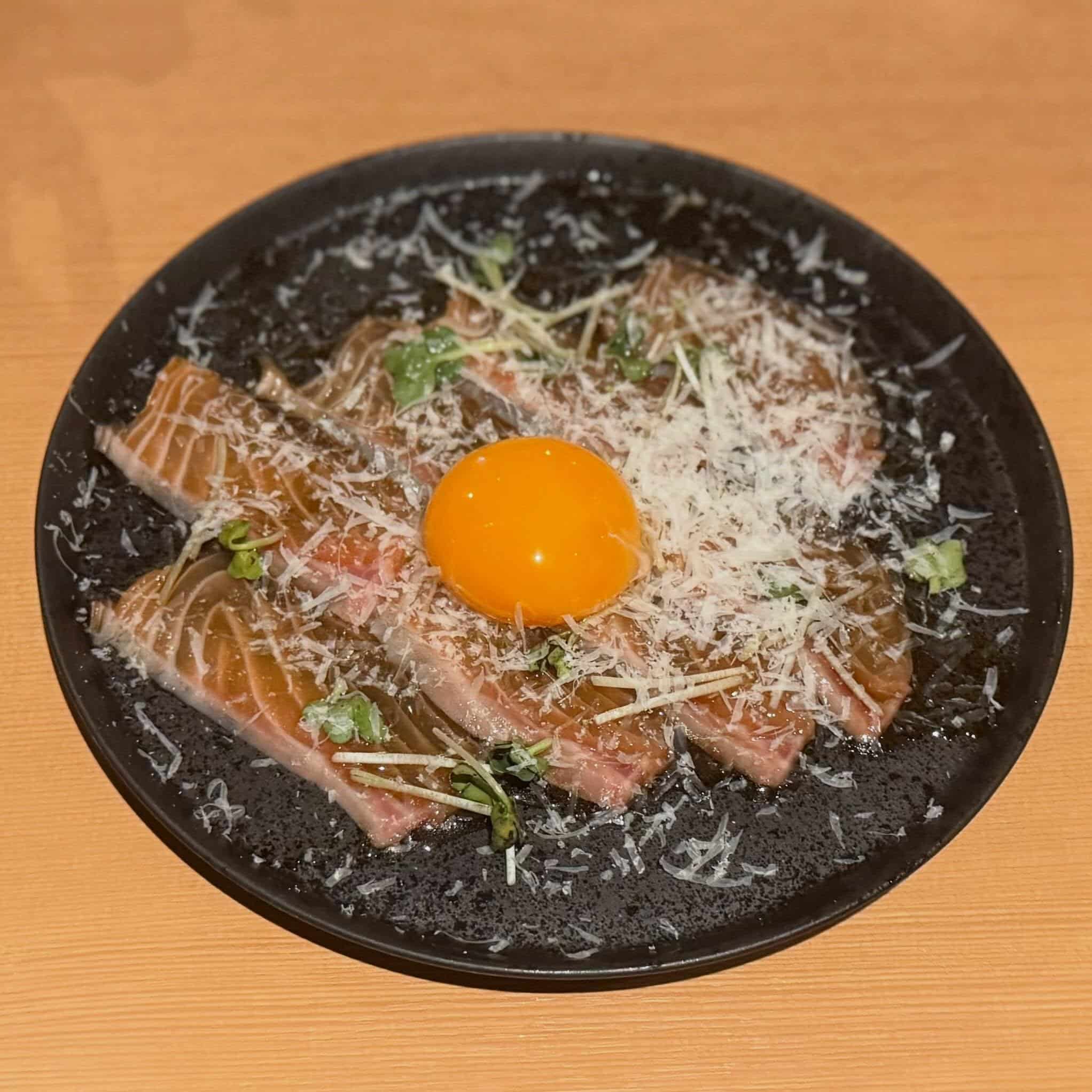サーモンとチーズのカルパッチョ  金山/居酒屋/寿司/天ぷら