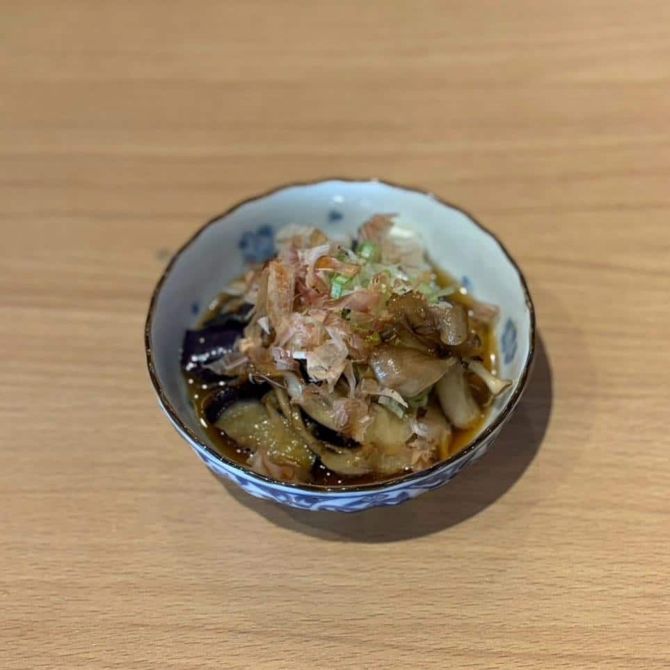 🍆 秋茄子と舞茸の煮浸し
