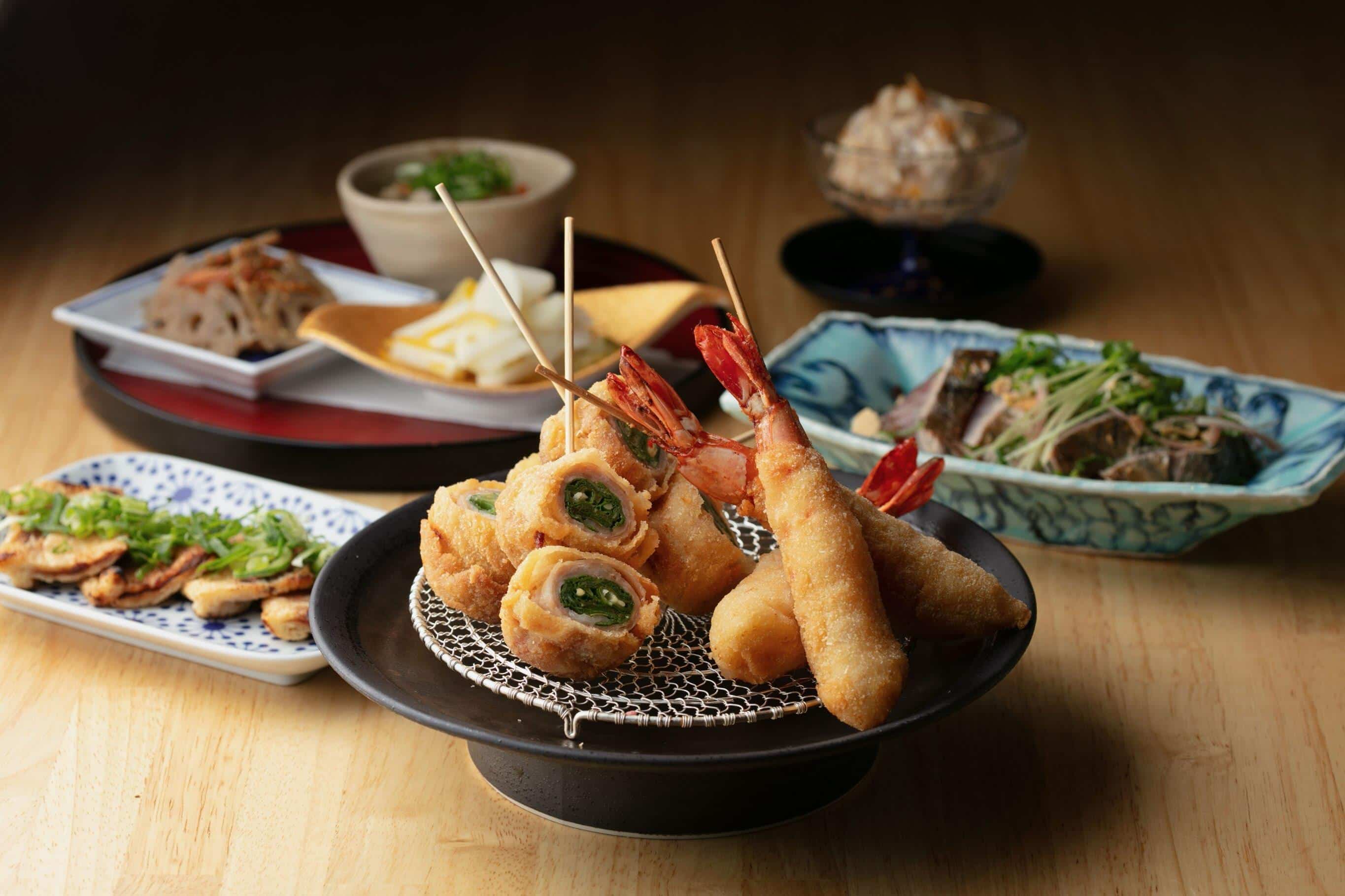 串揚げを肴に　　京都居酒屋/三条居酒屋/寿司/串揚げ